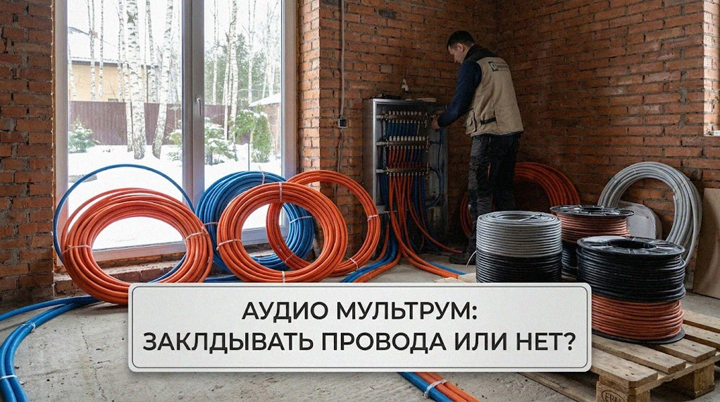 Аудио мультирум в доме: стоит ли закладывать провода до отделки