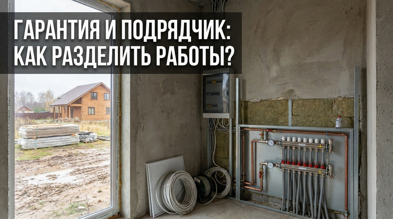 Как нанять бригаду на часть работ и сохранить гарантию на дом