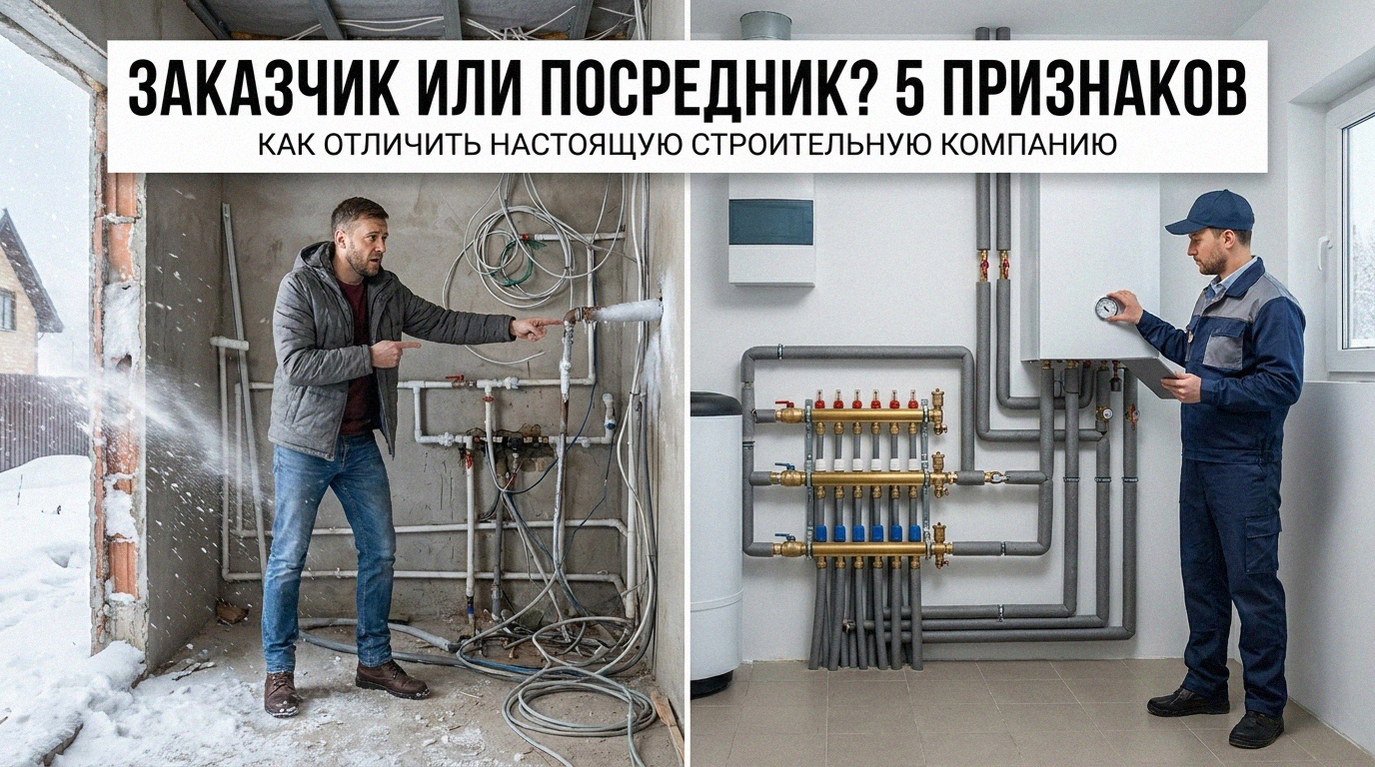 Строительство дома: как отличить реальную компанию от посредника